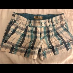 Billabong Plaid Shorts Size 5
